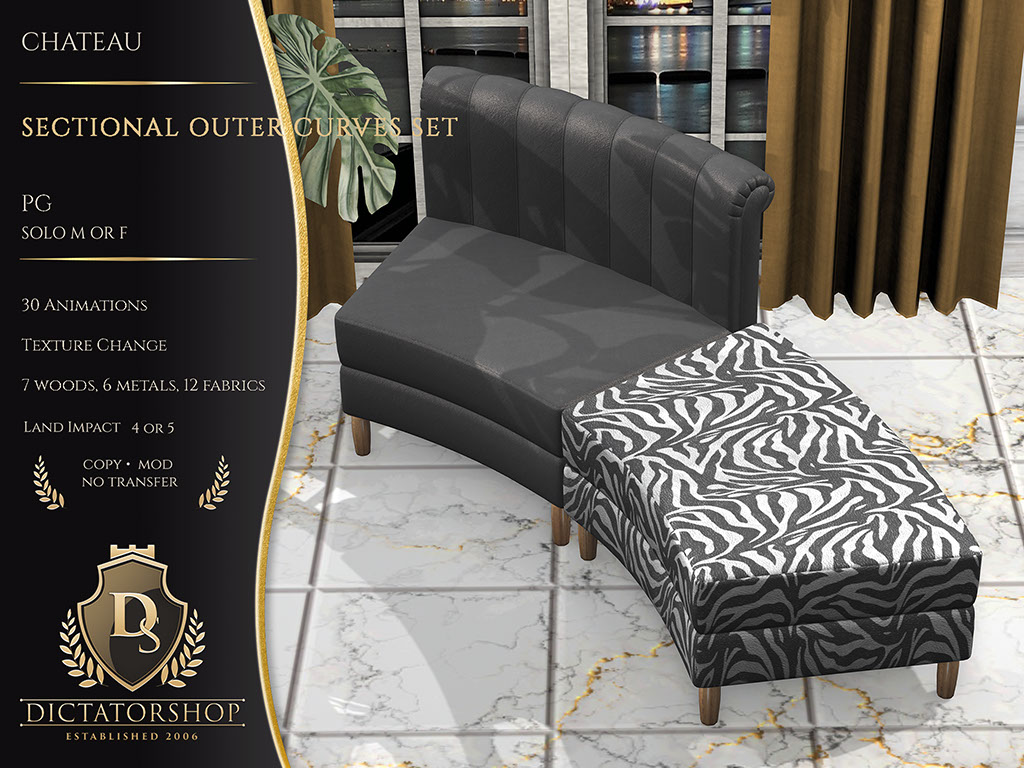 Chateau - Sectional Outer Curves Set