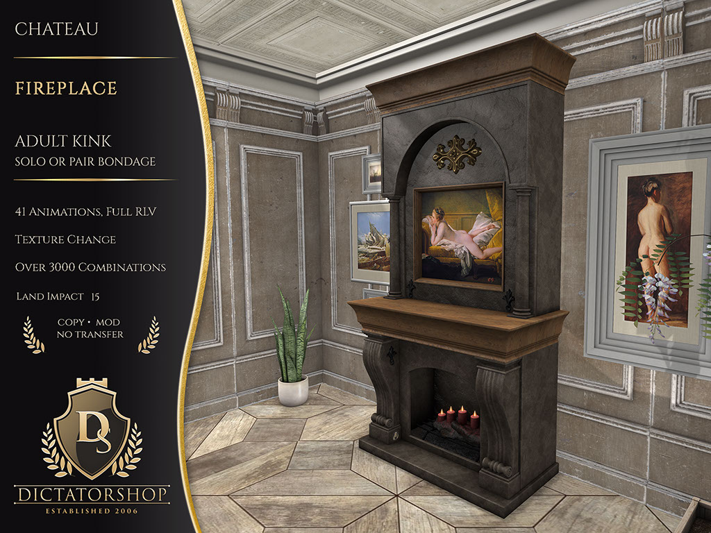 Chateau - Fireplace AK Bondage