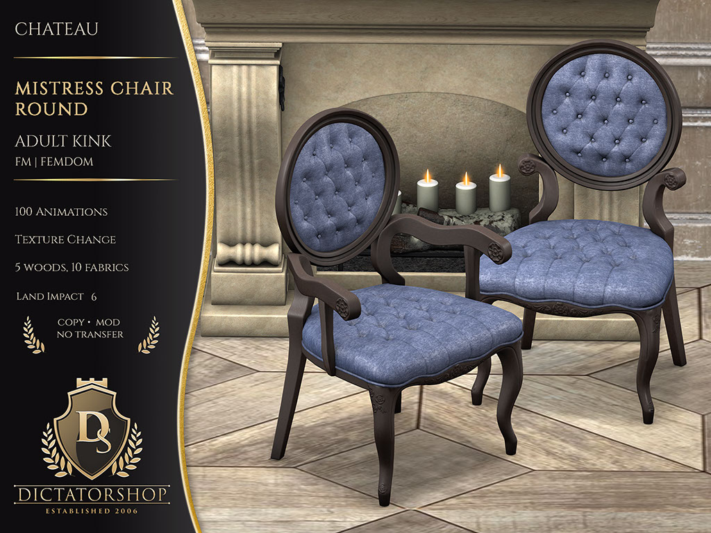 Chateau - Mistress Chair Round Fatpack