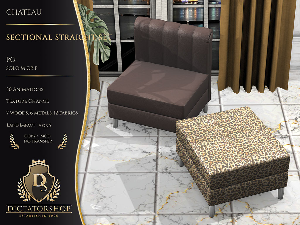 Chateau - Sectional Straight Set