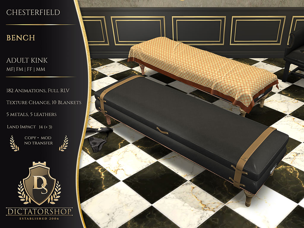 Chesterfield - Bench OMNI AK Bondage