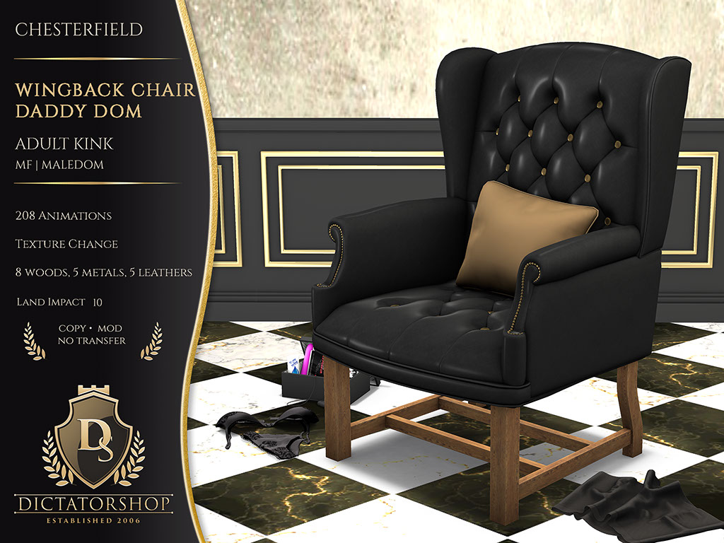 Chesterfield - Wingback Chair Daddy Dom