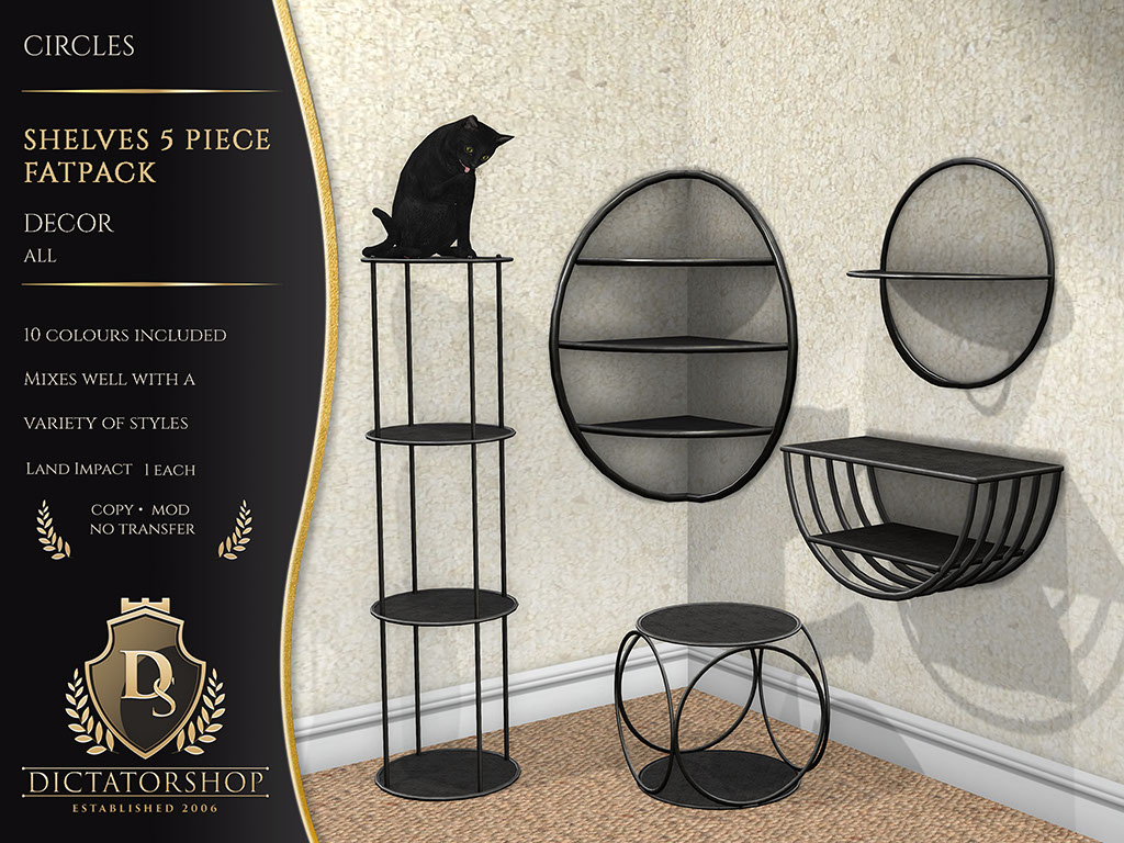 Circles - Shelves 5 Piece Fatpack
