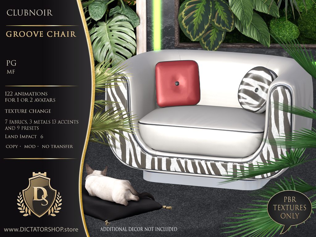 ClubNoir Smooth Chair, PG version