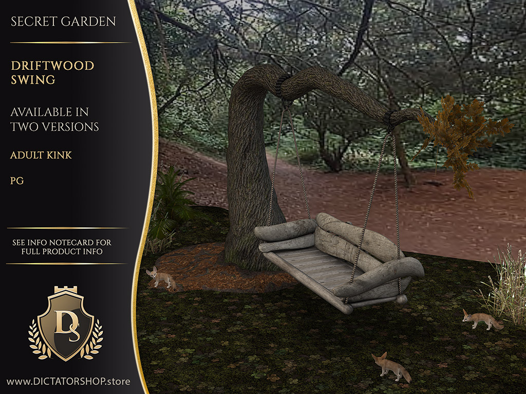 Secret Garden - Driftwood Swing
