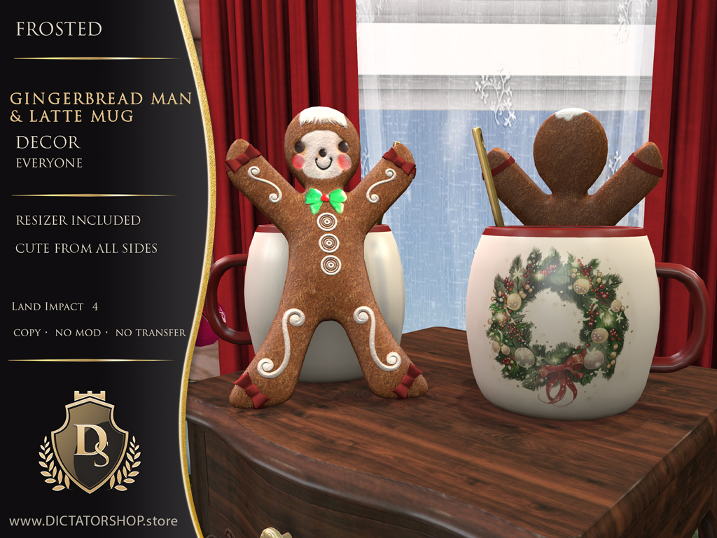 Frosted - Gingerbread Man & Latte Mug