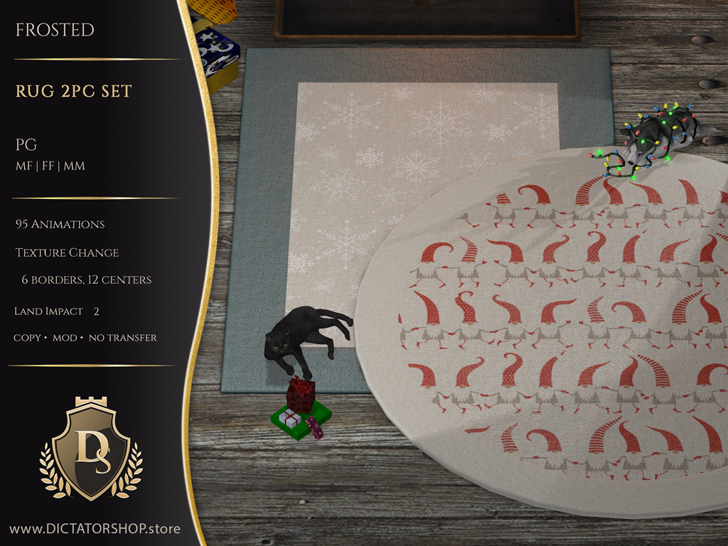 Frosted - Rugs 2pc Set