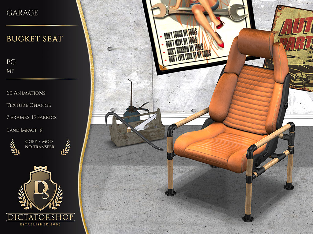 Garage - Bucket Seat