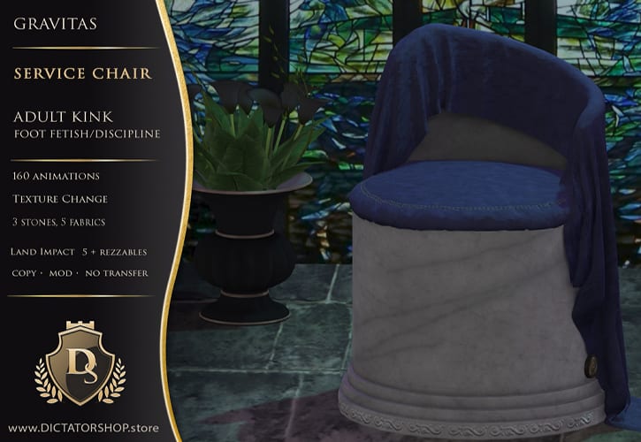 Gravitas - Service Chair Fetish