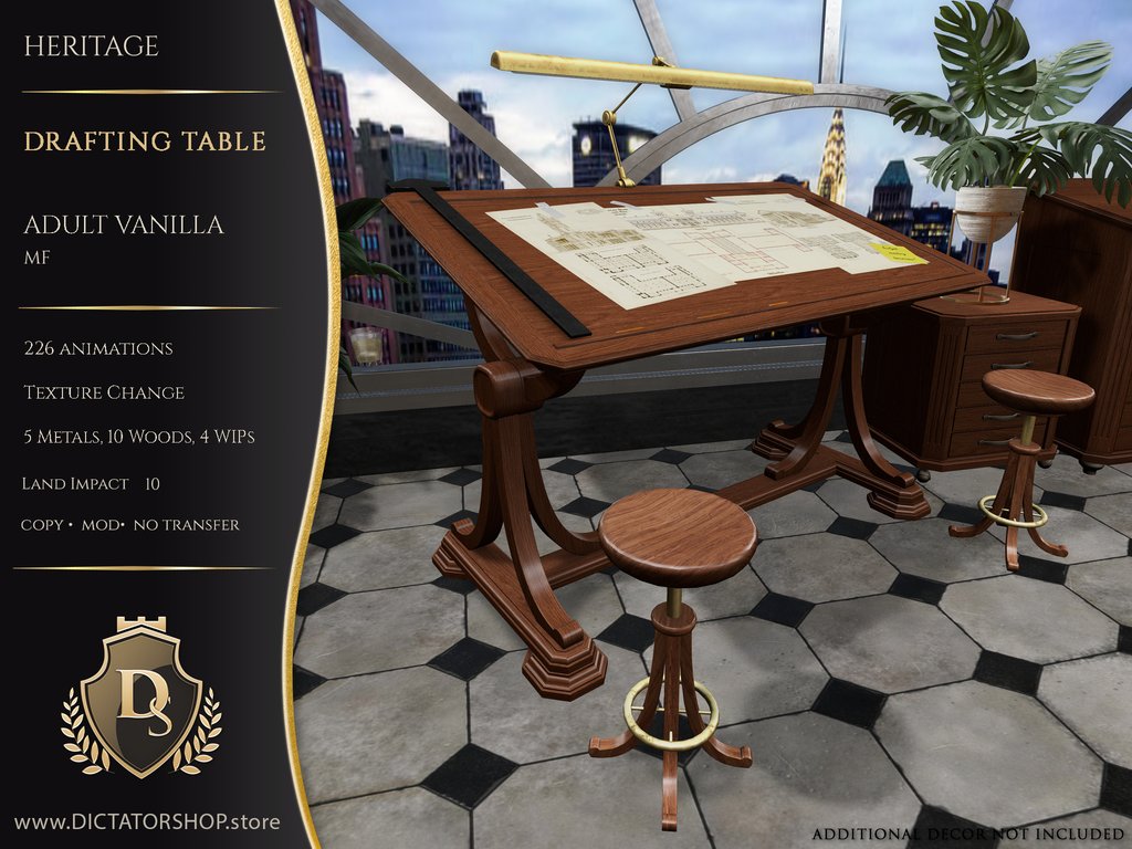 Heritage - Drafting Table