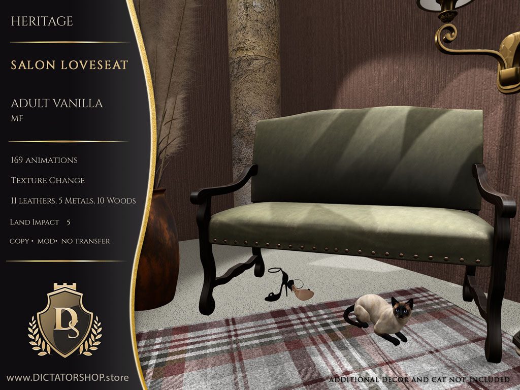 Heritage - Salon Loveseat