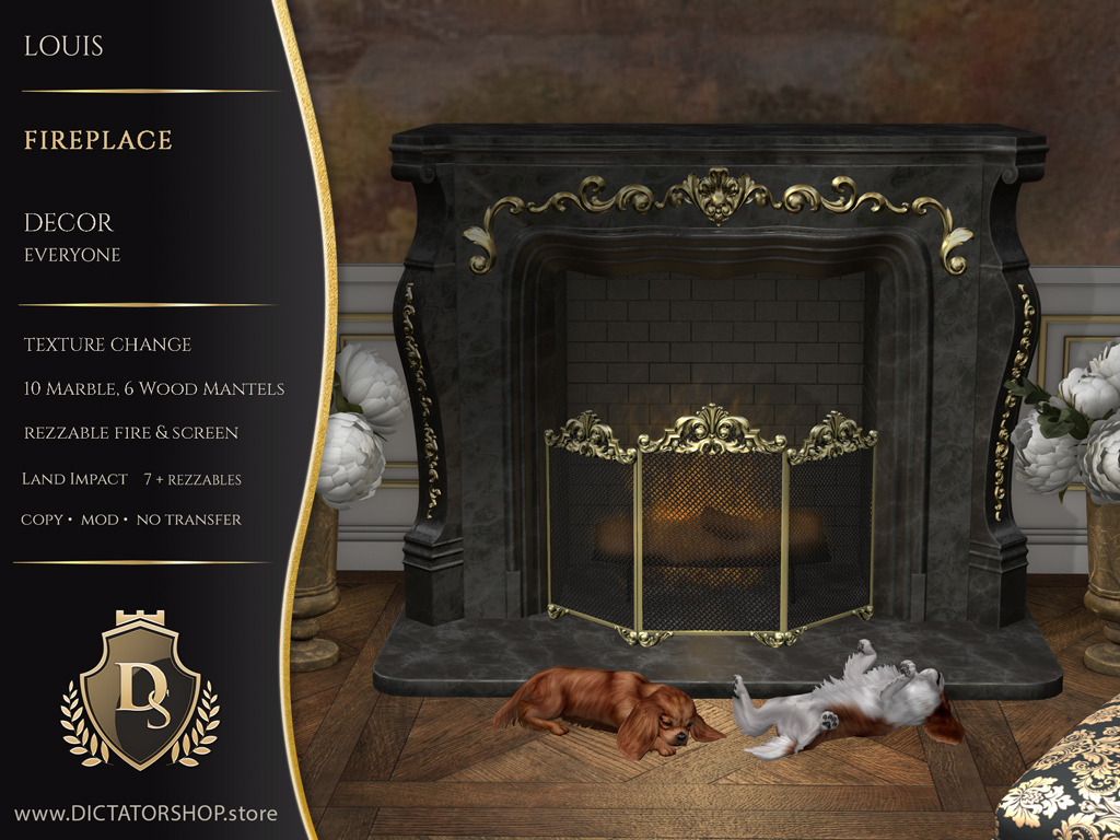 Louis - Fireplace