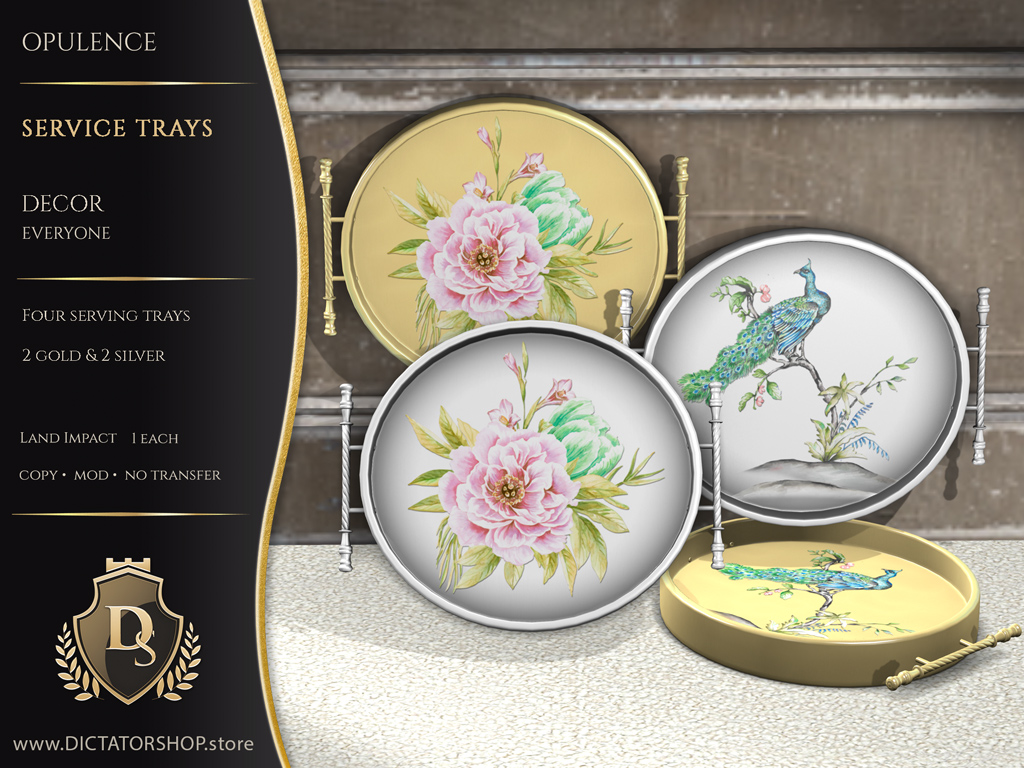 Opulence - Service Trays