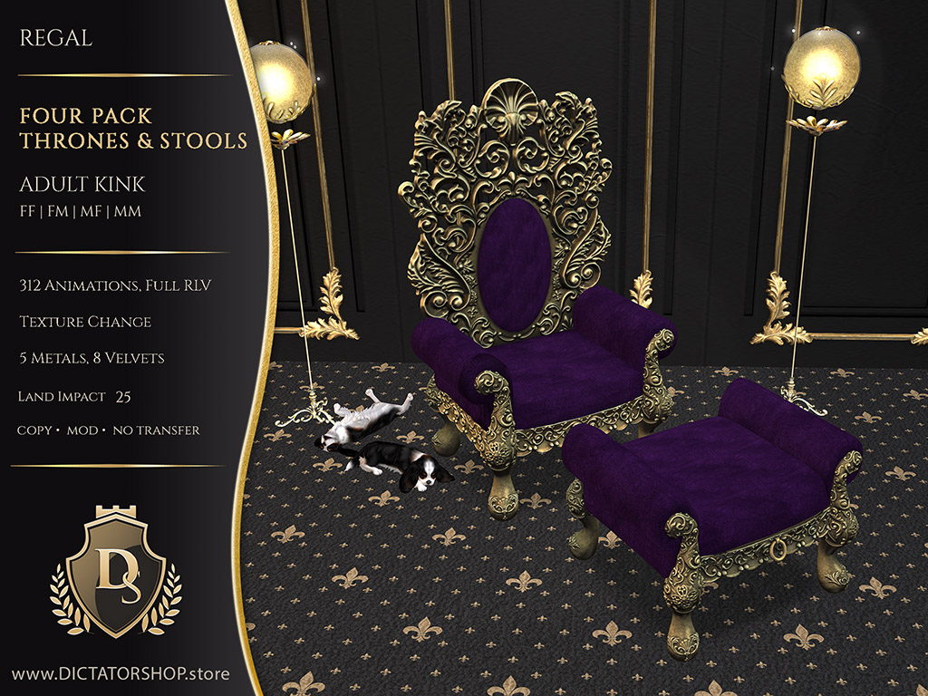 Regal - Four Pack Thrones & Stools