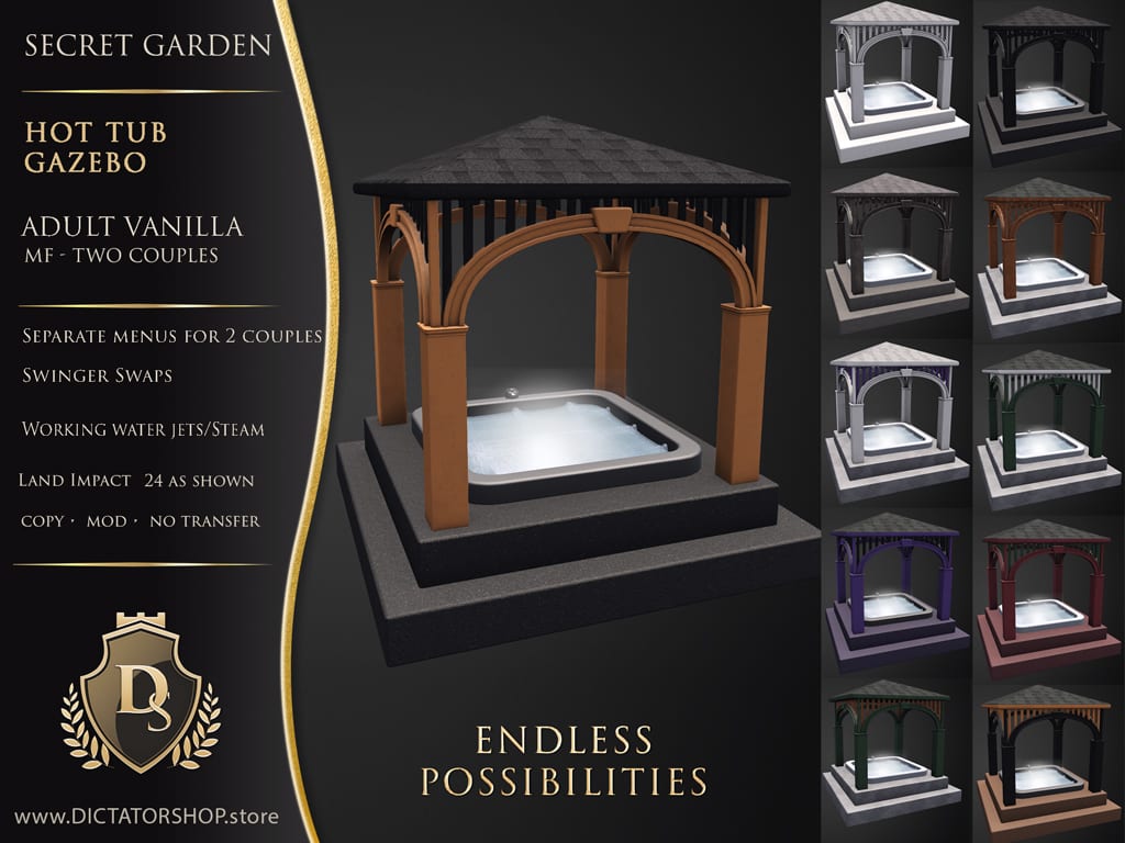 Secret Garden - Hot Tub Gazebo