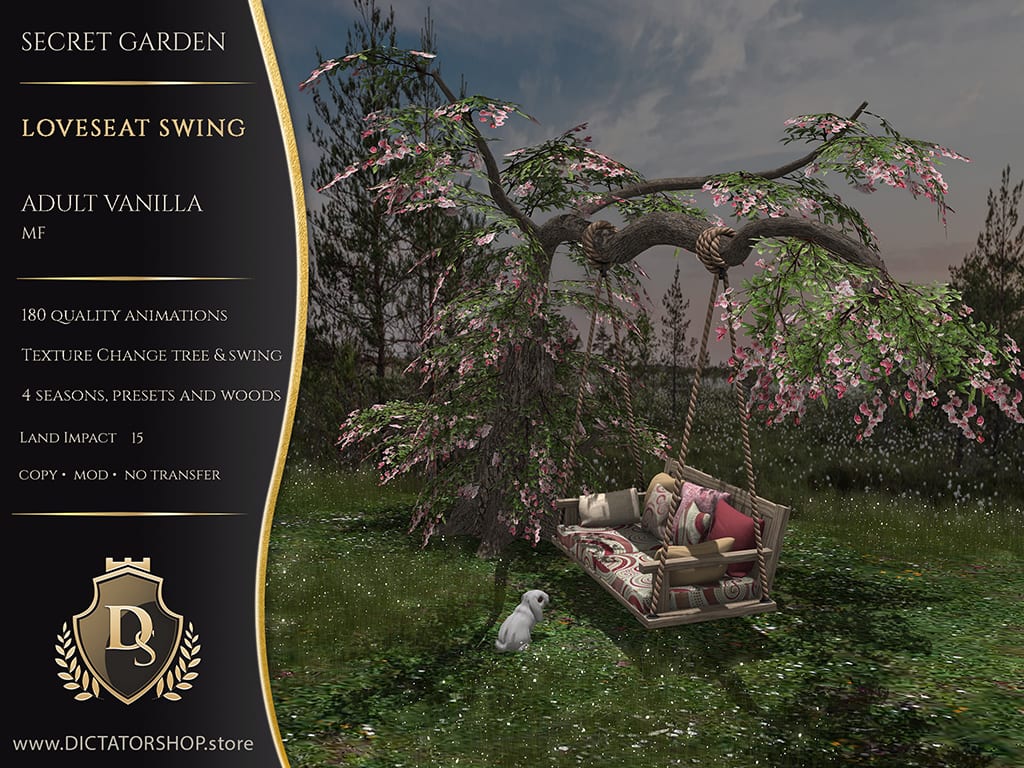 Secret Garden - Loveseat Swing Rezzer