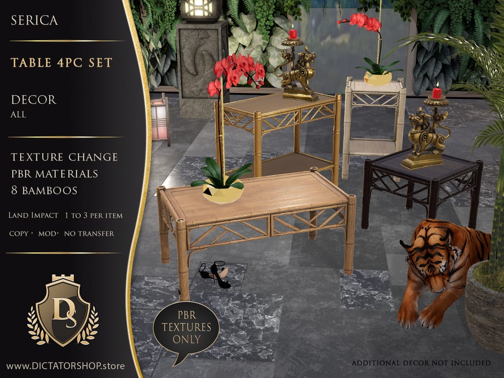 Serica - Table 4pc Set