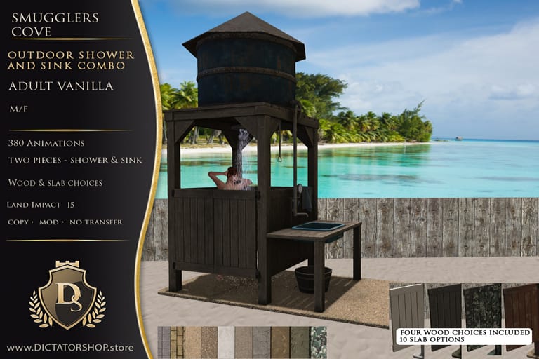 Smugglers Cove - Outdoor Shower & Sink Combo