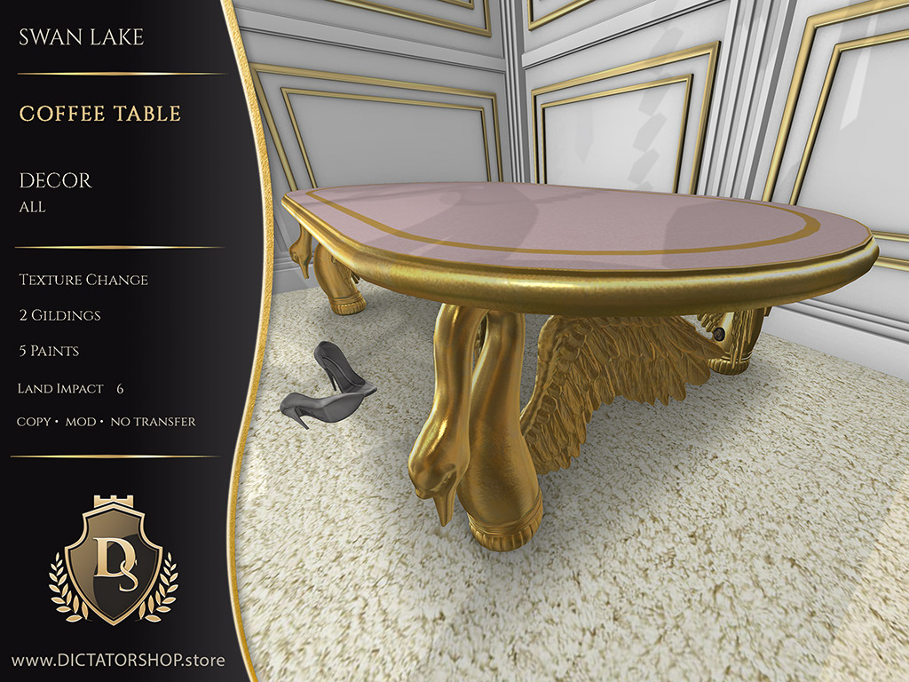 Swan Lake - Coffee Table