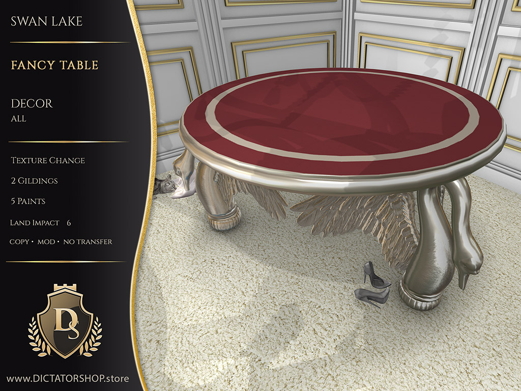 Swan Lake - Fancy Table