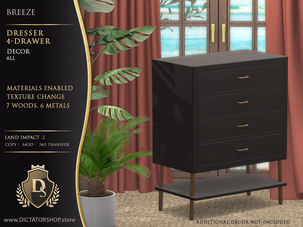 Breeze - Dresser 4-Drawers