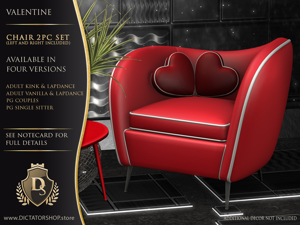 Valentine - Chair 2 Pc Set