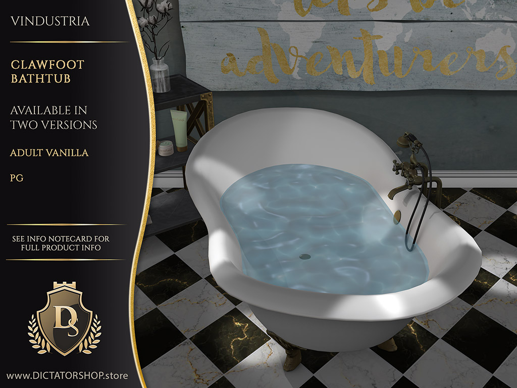 Vindustria - Clawfoot Bathtub
