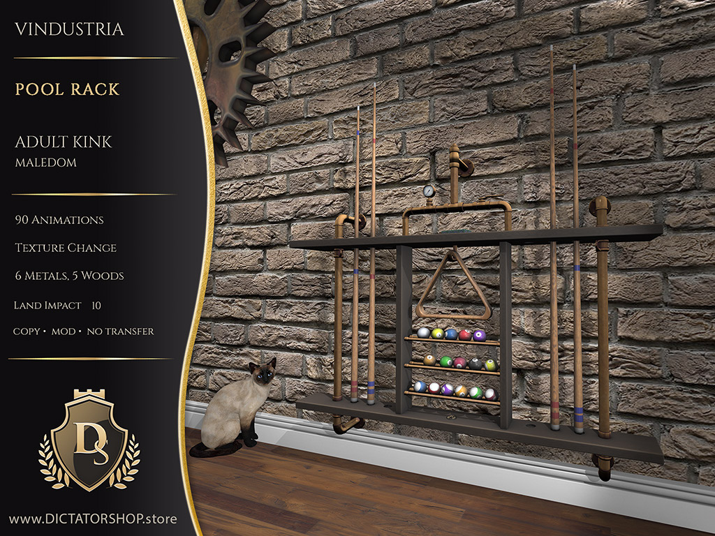 Vindustria - Pool Rack Maledom