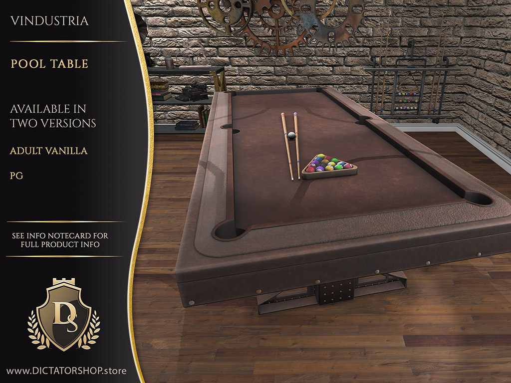 Vindustria - Pool Table Trios